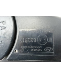 Recambio de retrovisor izquierdo para hyundai i10 1.1 12v cat referencia OEM IAM 022717 MANUAL NEGRO 2