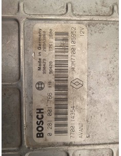 Recambio de centralita motor uce para renault laguna (b56) 1.9 dti diesel cat referencia OEM IAM 7700105952   2