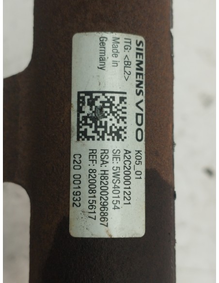 Recambio de rampa inyectora para renault megane iii berlina 5 p dynamique referencia OEM IAM H8200296867  