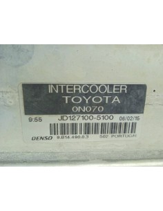 Recambio de intercooler para toyota yaris active referencia OEM IAM JD1271005100   2