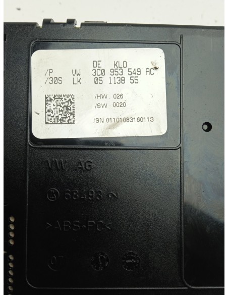 Recambio de mando luces para volkswagen passat variant (3c5) 2.0 tdi referencia OEM IAM 3C0953549AC  