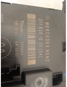 Recambio de modulo electronico para mercedes-benz clase e (w211) berlina 3.2 v6 18v cat referencia OEM IAM 2118201526   2