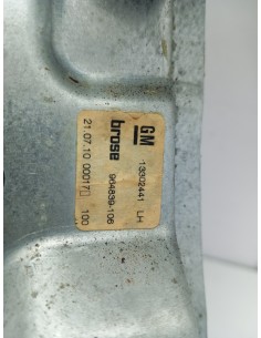 Recambio de elevalunas trasero izquierdo para opel insignia berlina cosmo referencia OEM IAM 13302441   2