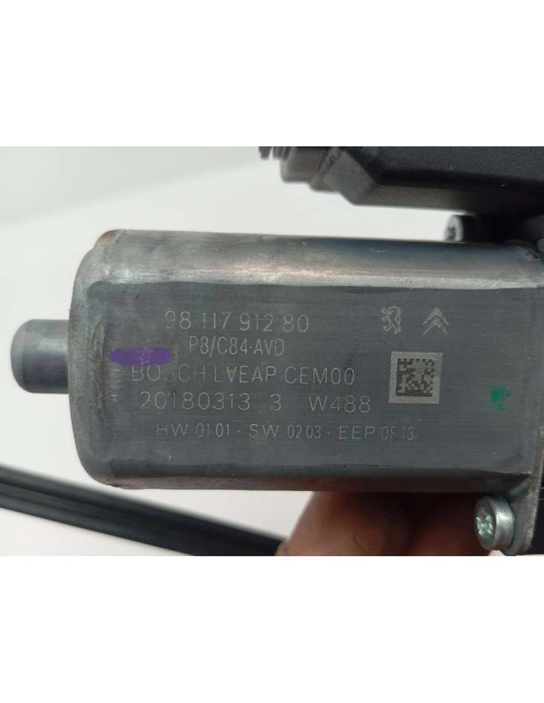 ELEVALUNAS DELANTERO DERECHO PEUGEOT... ELEVALUNAS DELANTERO DERECHO PEUGEOT...