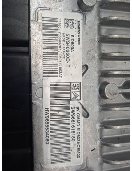 Recambio de centralita motor uce para citroën c5 berlina referencia OEM IAM 5WS40260D  