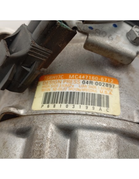 Recambio de compresor aire acondicionado para chrysler jeep gr.cherokee (wk) referencia OEM IAM 4471606712  