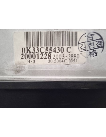 Recambio de cuadro instrumentos para kia rio 1.5 cat referencia OEM IAM 0K33C55430C 20001228 