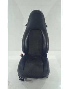 Recambio de asiento delantero izquierdo para porsche boxster (typ 986) básico referencia OEM IAM PIEL ALCANTARA NEGRO PIEL ALCAN