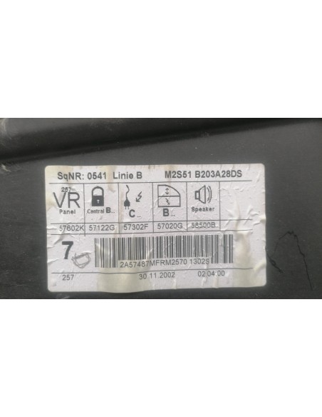 Recambio de elevalunas delantero derecho para ford fiesta (cbk) 1.4 tdci cat referencia OEM IAM 2S5114553AA  