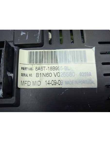 Recambio de pantalla multifuncion para ford fiesta (cb1) 1.6 tdci cat referencia OEM IAM 8A6T18B955BL  