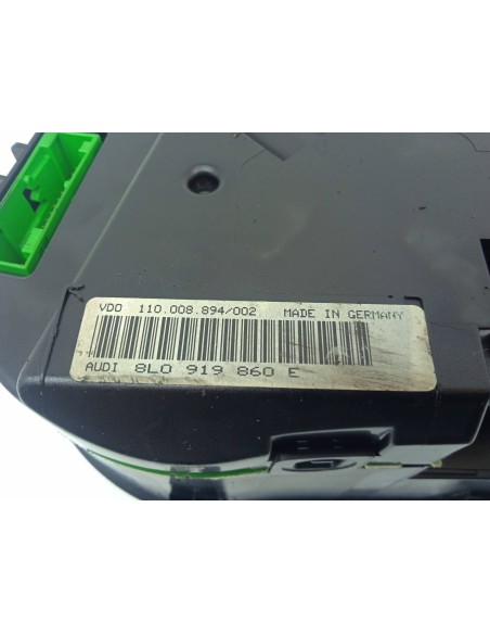 Recambio de cuadro instrumentos para audi a3 (8l) 1.8 20v turbo referencia OEM IAM 8L0919860E  