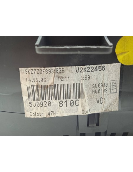 Recambio de cuadro instrumentos para skoda roomster (5j7) style referencia OEM IAM 5J0920810C V2822456 