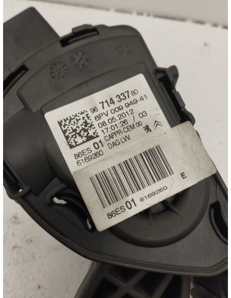 Recambio de potenciometro pedal para citroën ds3 style referencia OEM IAM 9671433780  