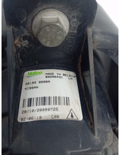 Recambio de faro antiniebla izquierdo para nissan qashqai (j10) 1.5 dci turbodiesel cat referencia OEM IAM 261558990A   2
