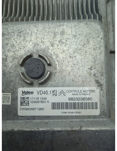 Recambio de centralita motor uce para citroën c4 picasso attraction referencia OEM IAM 9823238580  