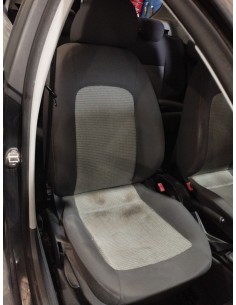 Recambio de asiento delantero derecho para seat ibiza (6j5) stylance / style referencia OEM IAM 6R4881046R TELA NEGRA Y GRIS REB