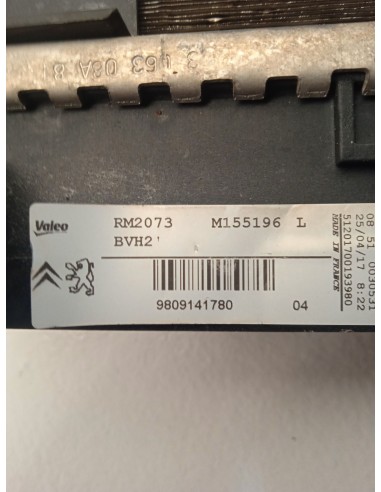 Recambio de radiador agua para citroën c4 picasso attraction referencia OEM IAM 9809141780  