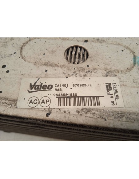 Recambio de intercooler para citroën c4 berlina 1.6 16v hdi referencia OEM IAM 9648551880  