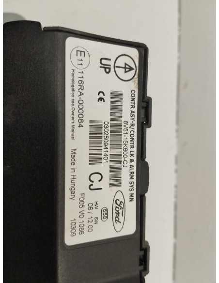 Recambio de modulo electronico para ford fiesta (cb1) titanium referencia OEM IAM 8V5115K600CJ  